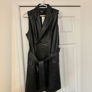 Zara Leather Vest
